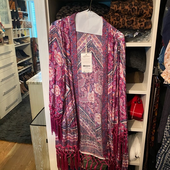 Arnhem Azalea Kimono in Pink - ML - NWT - Picture 6 of 12